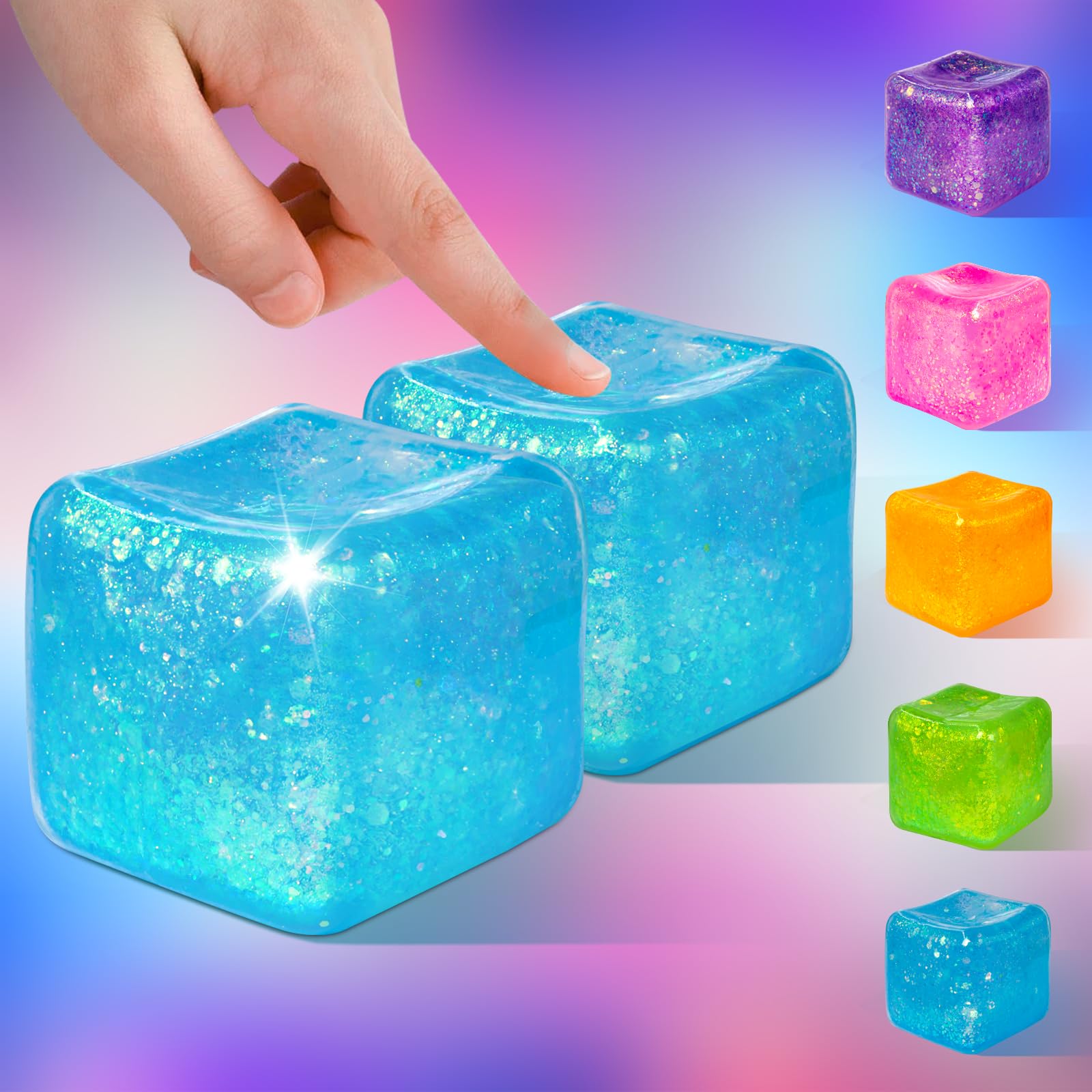 Amazon | キラキラスクイッシーキューブ 素敵なスクエアストレス